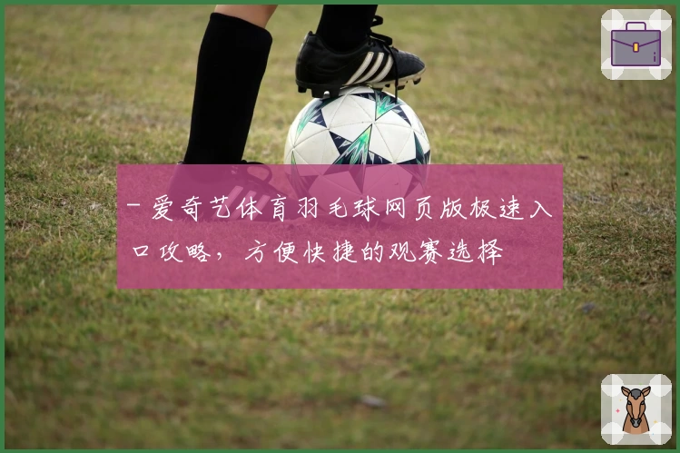 - 爱奇艺体育羽毛球网页版极速入口攻略，方便快捷的观赛选择